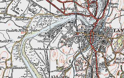 Old map of Abraham Heights in 1924