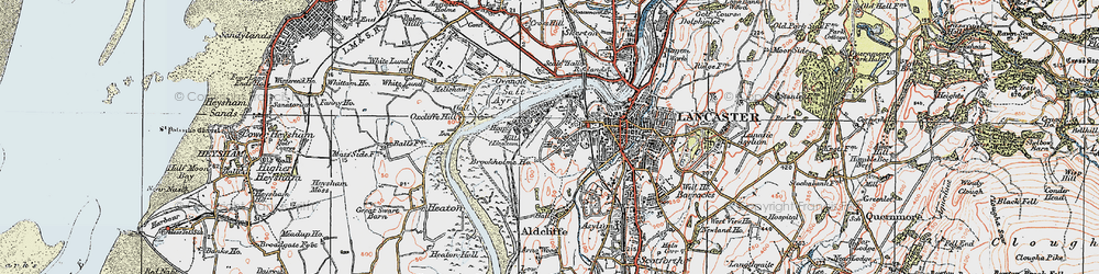 Old map of Abraham Heights in 1924