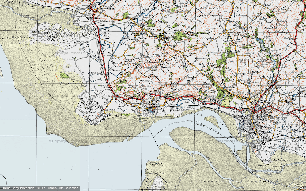 Old Map of Achddu, 1923 in 1923
