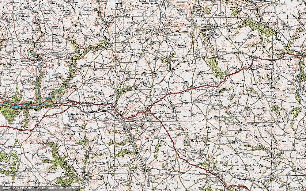 Old Map of Addington, 1919 in 1919