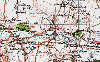 Old map of Ainthorpe in 1925