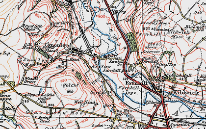 Old map of Aire View in 1925