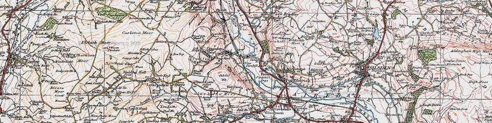 Old map of Aire View in 1925