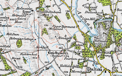 Old map of Almagill in 1925