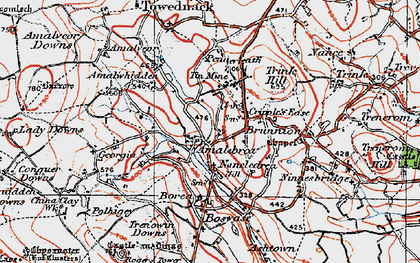 Old map of Amalebra in 1919