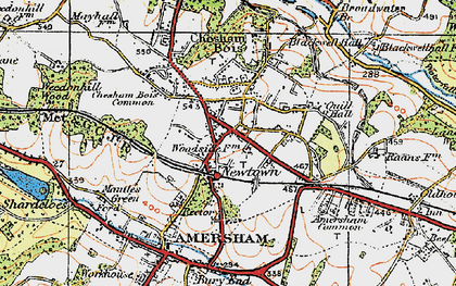 Amersham 1920 Pop624963 Index Map 