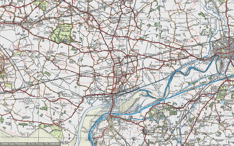 Old Map of Appleton, 1923 in 1923