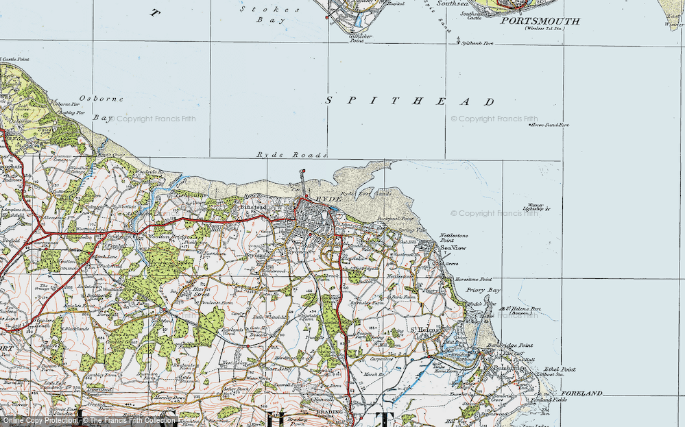 Old Map of Appley, 1919 in 1919