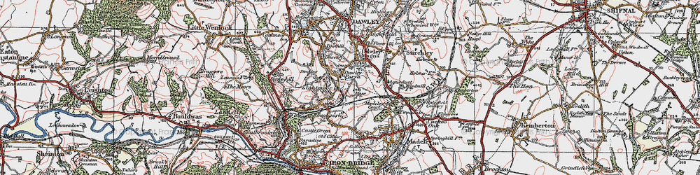 Old map of Aqueduct in 1921