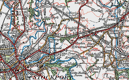 Old map of Arden Park in 1923