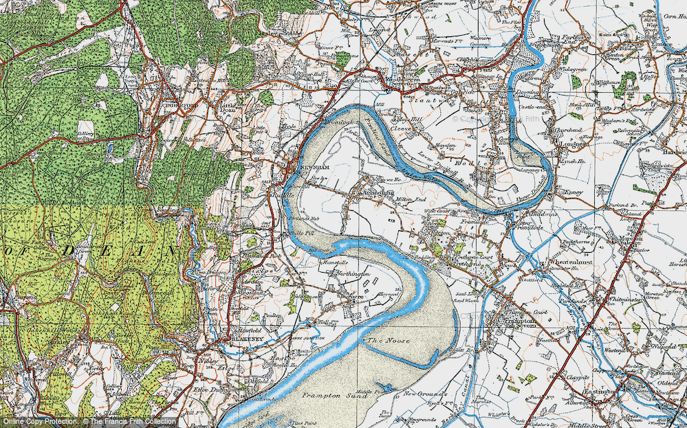 Old Map of Arlingham, 1919 in 1919