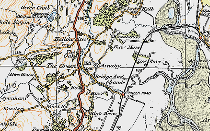 Old map of Arnaby in 1925