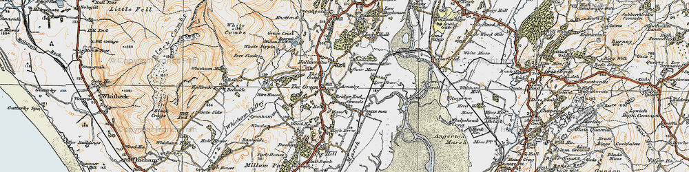 Old map of Arnaby in 1925
