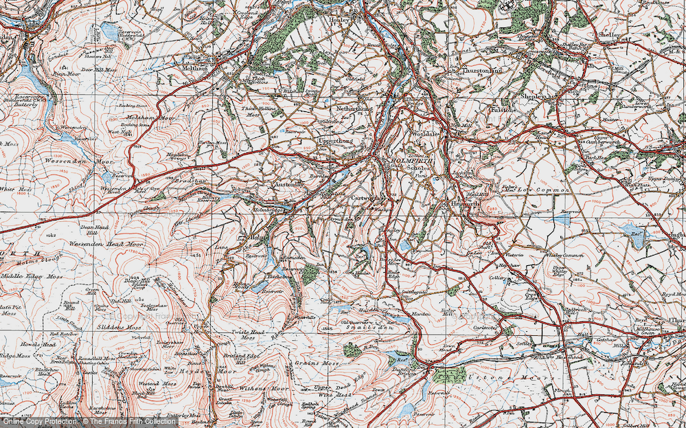 Old Map of Arrunden, 1924 in 1924