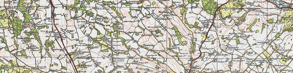 Old map of Asheridge in 1920