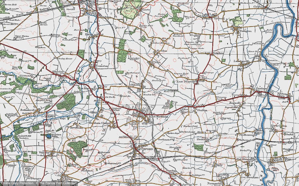 Old Map of Askham, 1923 in 1923