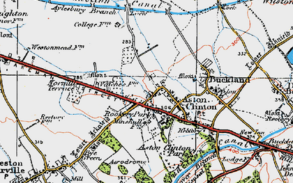 Old map of Aston Clinton in 1919