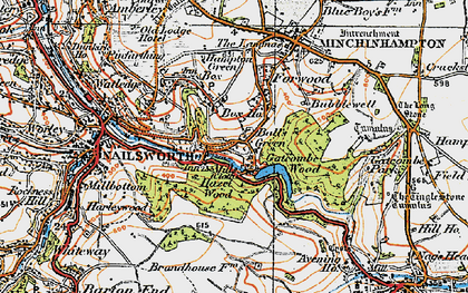 Old map of Box Ho in 1919