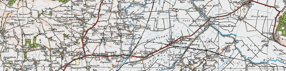 Old map of Bankland in 1919