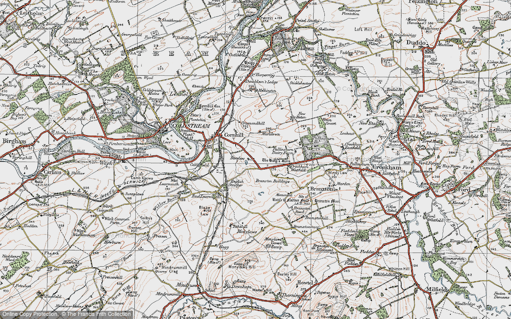 Old Map of Bareless, 1926 in 1926