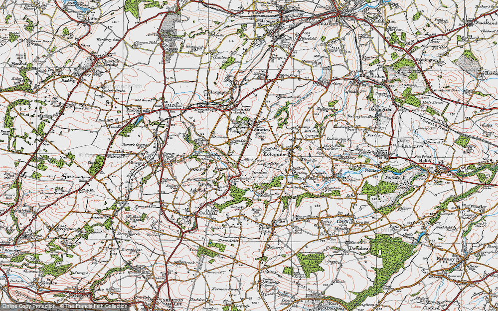 Old Map of Barlake, 1919 in 1919