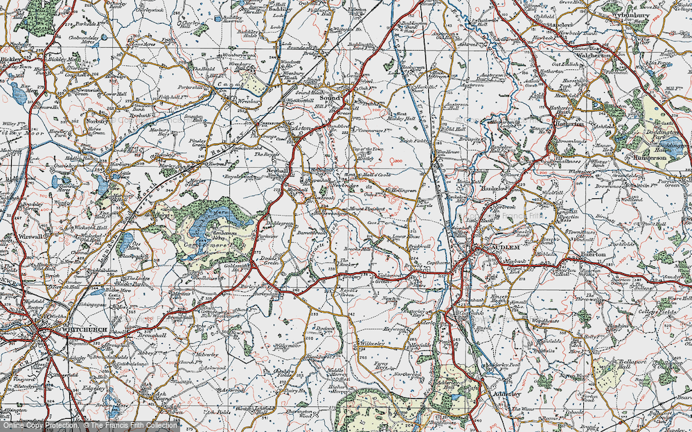 Old Map of Barnett Brook, 1921 in 1921