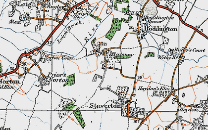 Old map of Barrow in 1919