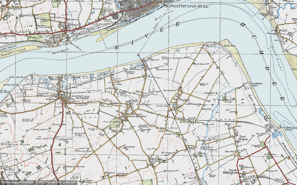 Old Map of Barrow Hann, 1924 in 1924