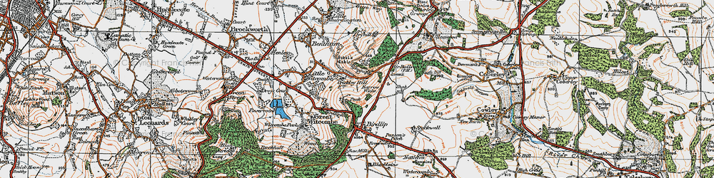 Old map of Barrow Wake in 1919