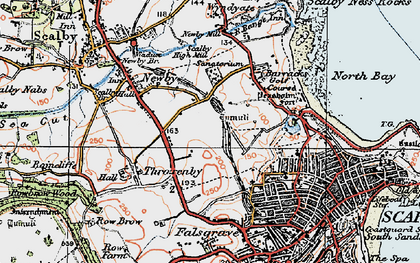 Old map of Barrowcliff in 1925