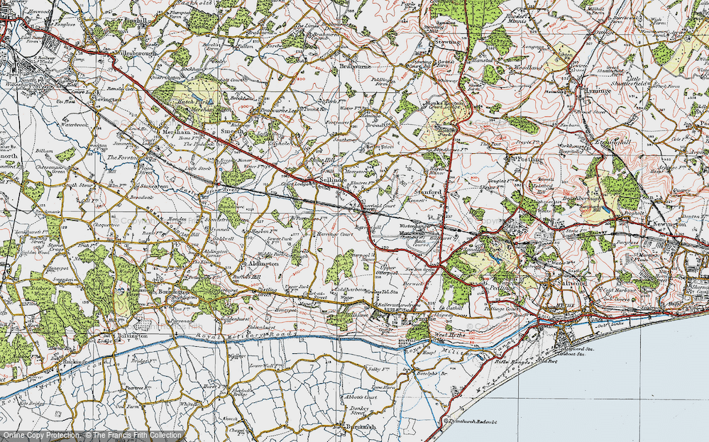 Old Map of Barrowhill, 1920 in 1920