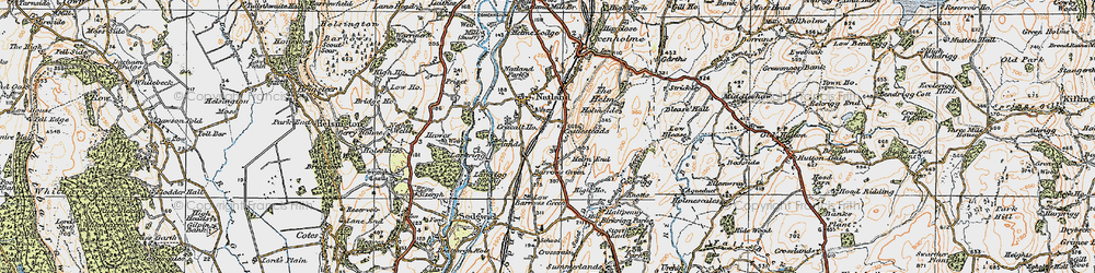 Old map of Larkrigg in 1925