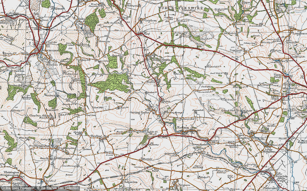 Old Map of Barton, 1919 in 1919