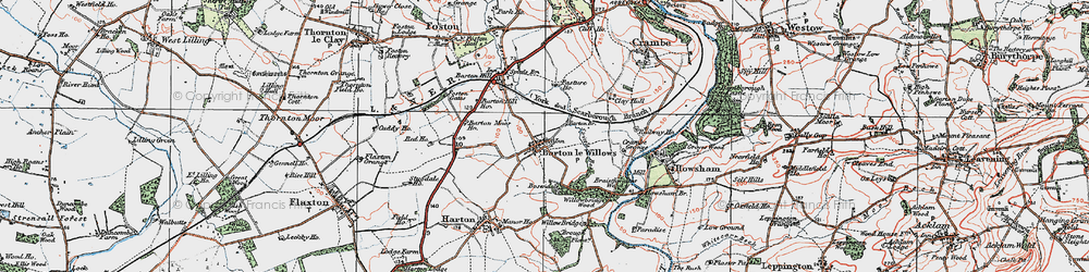 Old map of Bosendale Wood in 1924