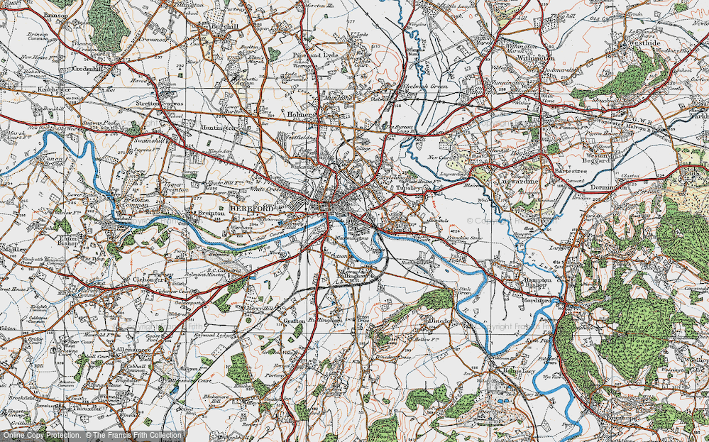 Old Map of Bartonsham, 1920 in 1920