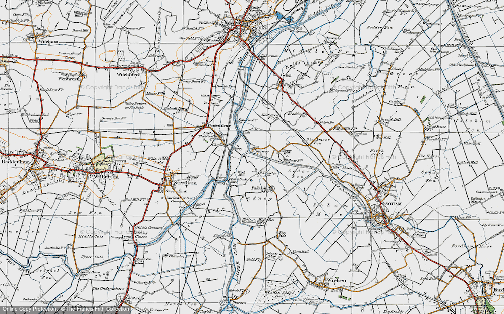 Old Map of Barway, 1920 in 1920
