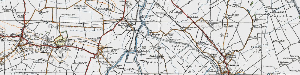Old map of Barway in 1920