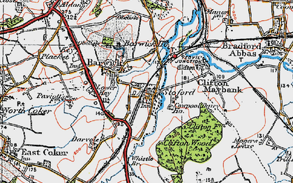 Old map of Whistle Br in 1919