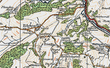Old map of Basford in 1920