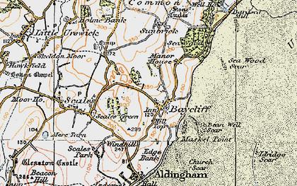 Old map of Baycliff in 1924