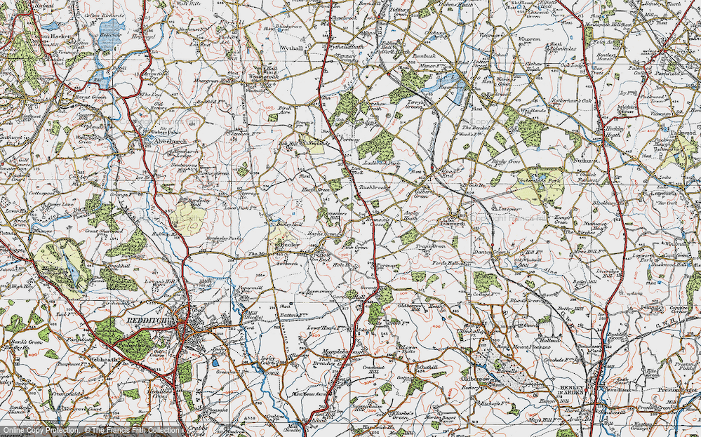 Old Map of Baylis Green, 1919 in 1919