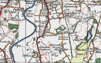Old map of Baynhall in 1920