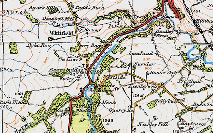 Old map of Westside in 1925