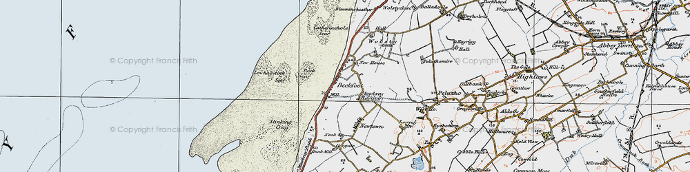 Old map of Beckfoot in 1925