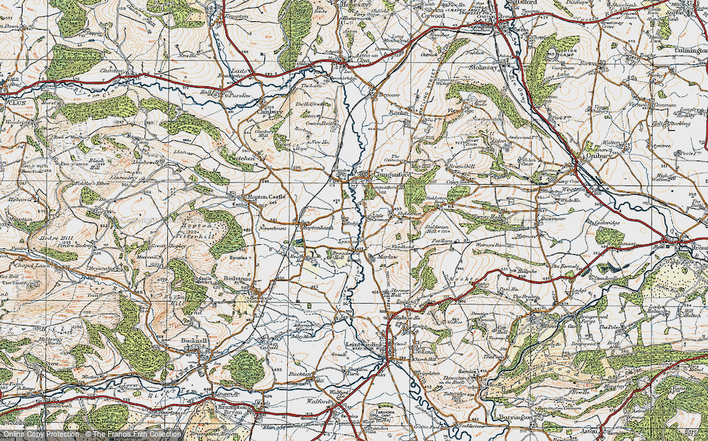 Old Map of Beckjay, 1920 in 1920