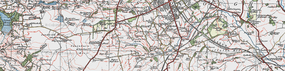 Old map of Beckwith Ho in 1925