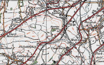 Old map of Beeston Royds in 1925