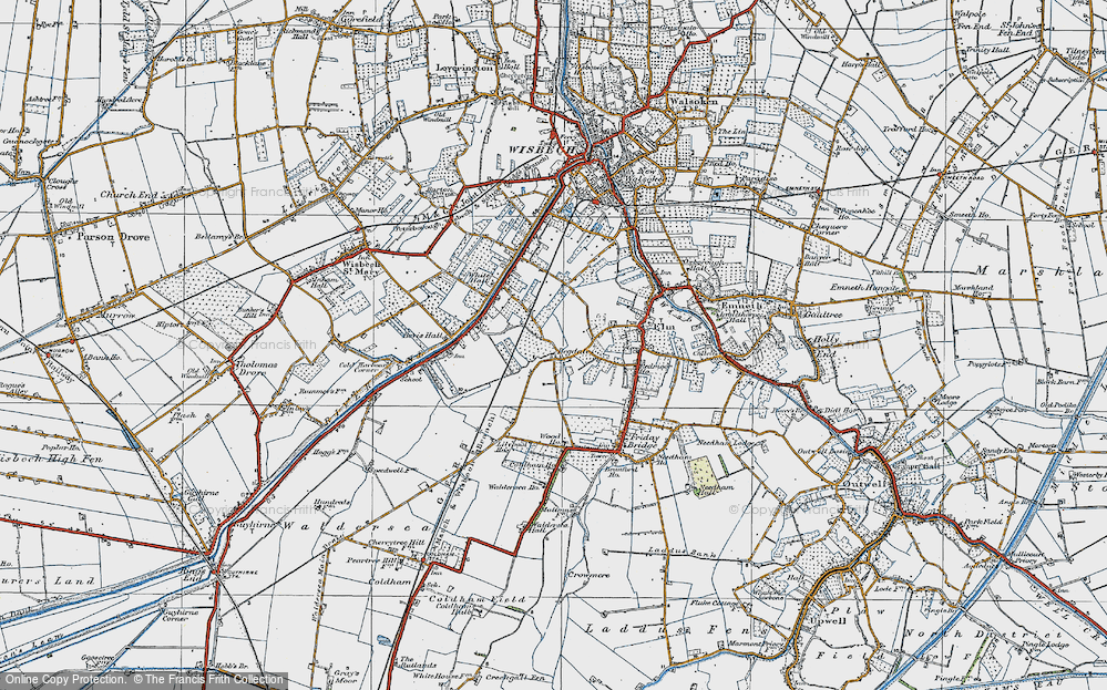 Old Map of Begdale, 1922 in 1922
