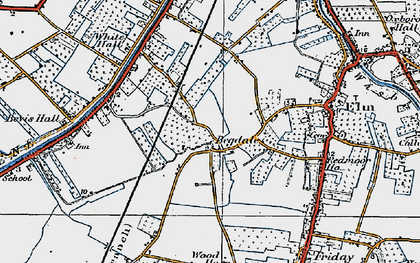 Old map of Begdale in 1922