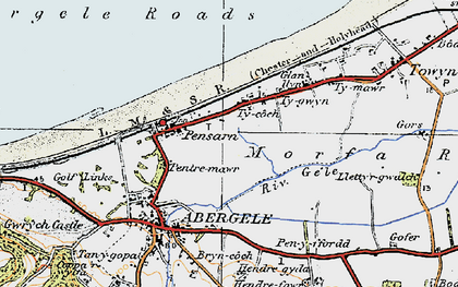 Old map of Belgrano in 1922